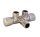 Everline Sarokszelep dupla 1/2"-1/2"-1/2" RB-RC1212
